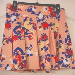 Candies Peach Floral Skirt - M